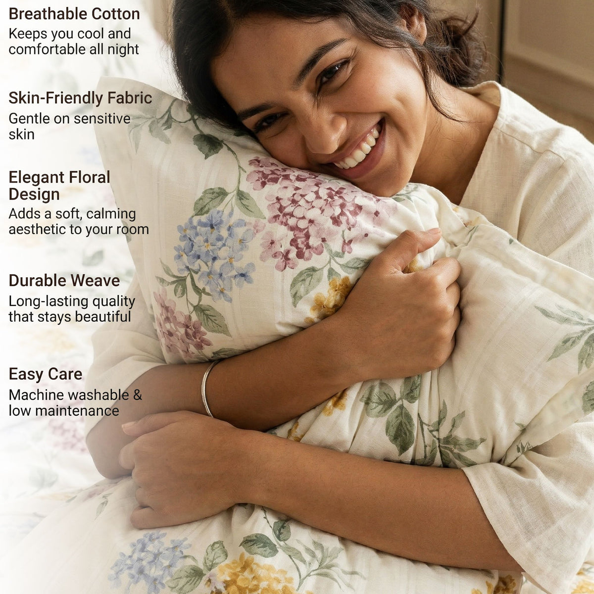Cloud Collection Flatsheet Beige Yellow