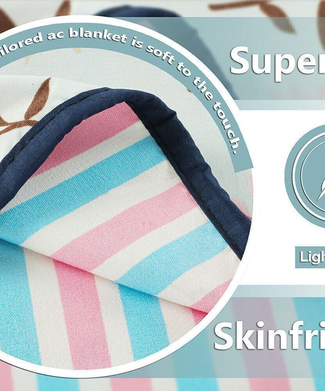 Valencia Reversible Dohar Dark Blue Pink