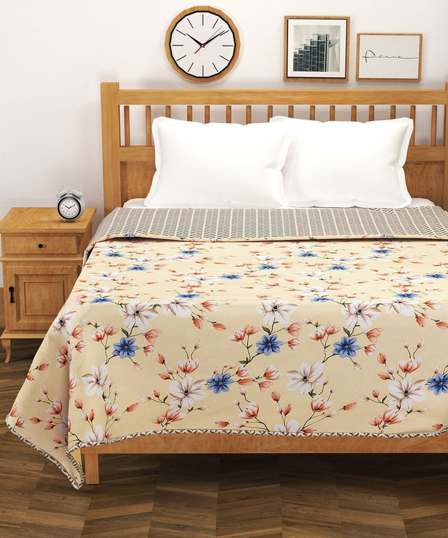 Valencia Reversible Dohar Beige Blue