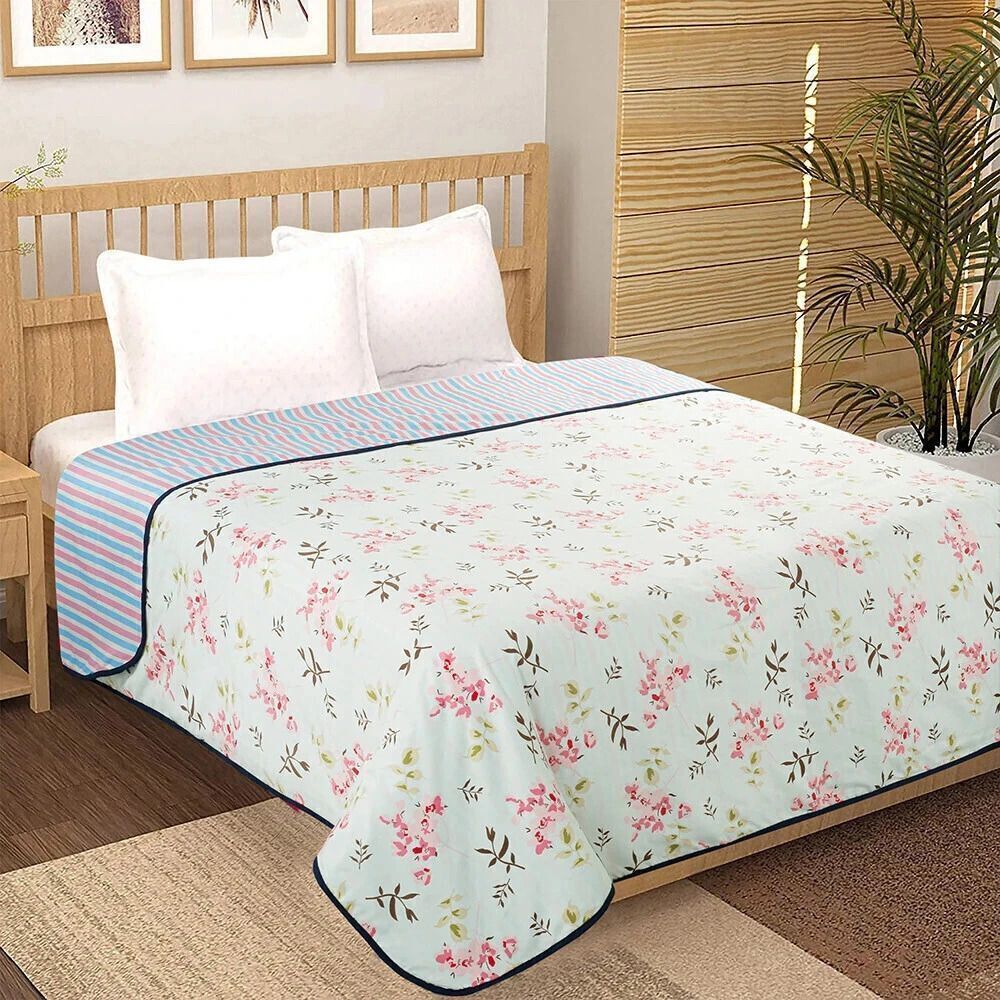 Valencia Reversible Dohar Dark Blue Pink