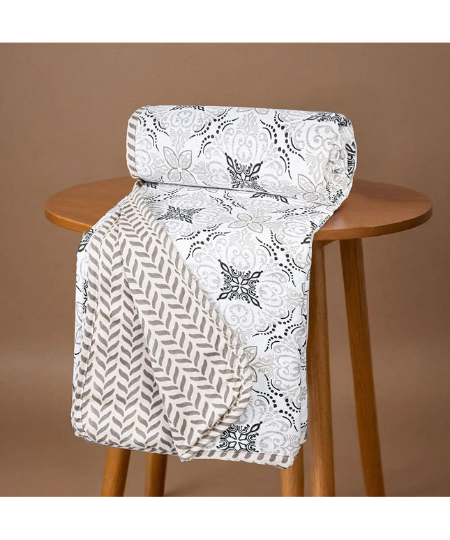 Valencia Reversible Dohar Grey Black