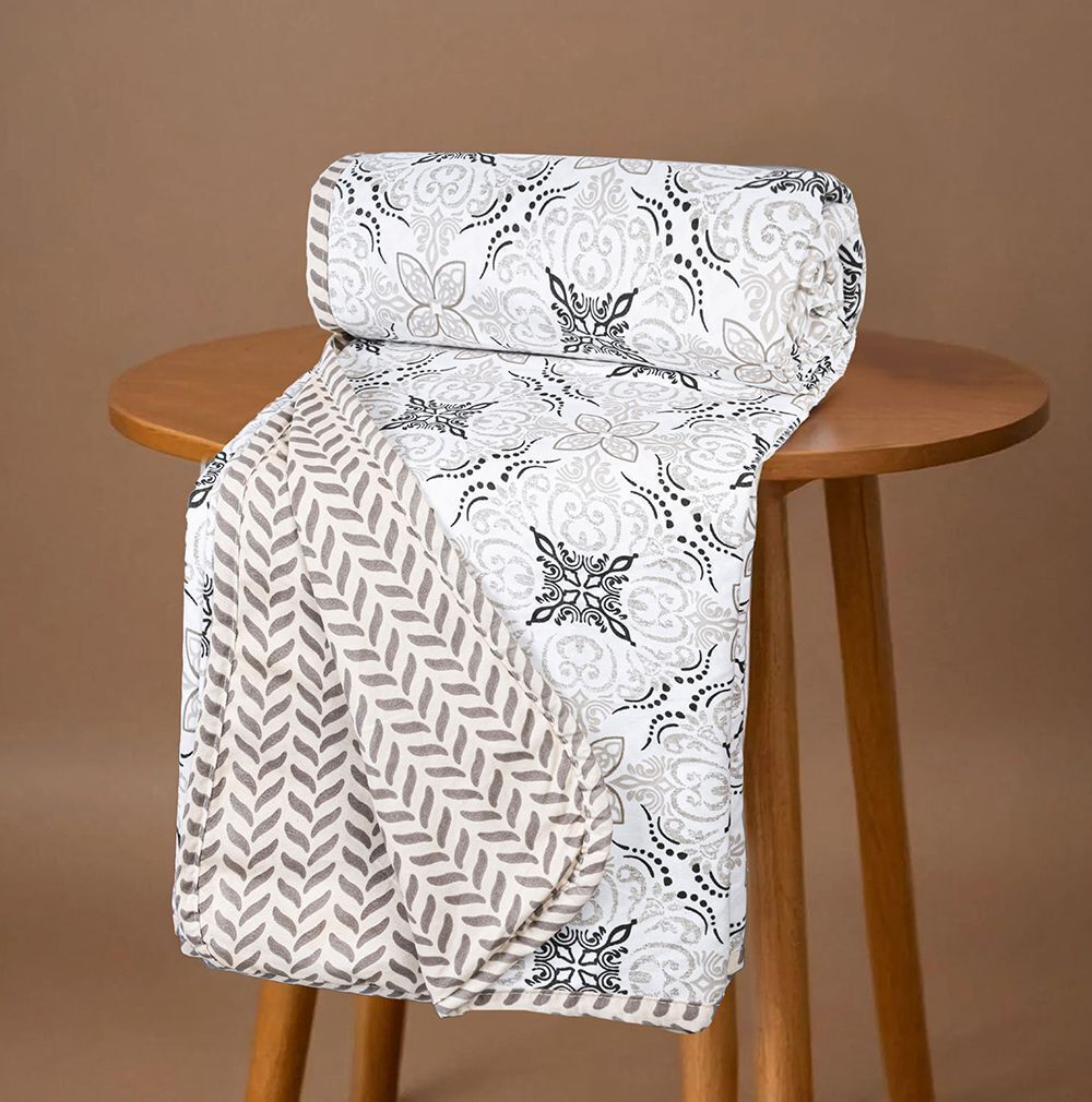 Valencia Reversible Dohar Grey Black
