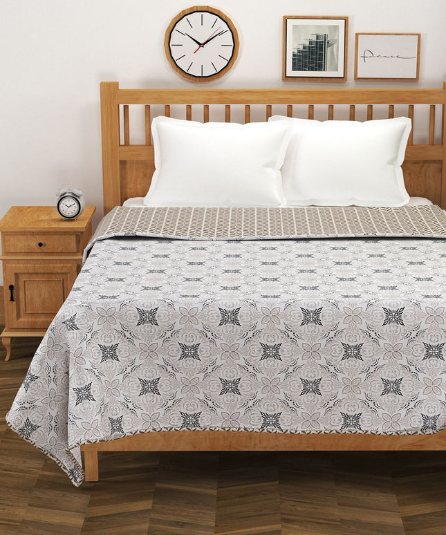 Valencia Reversible Dohar Grey Black