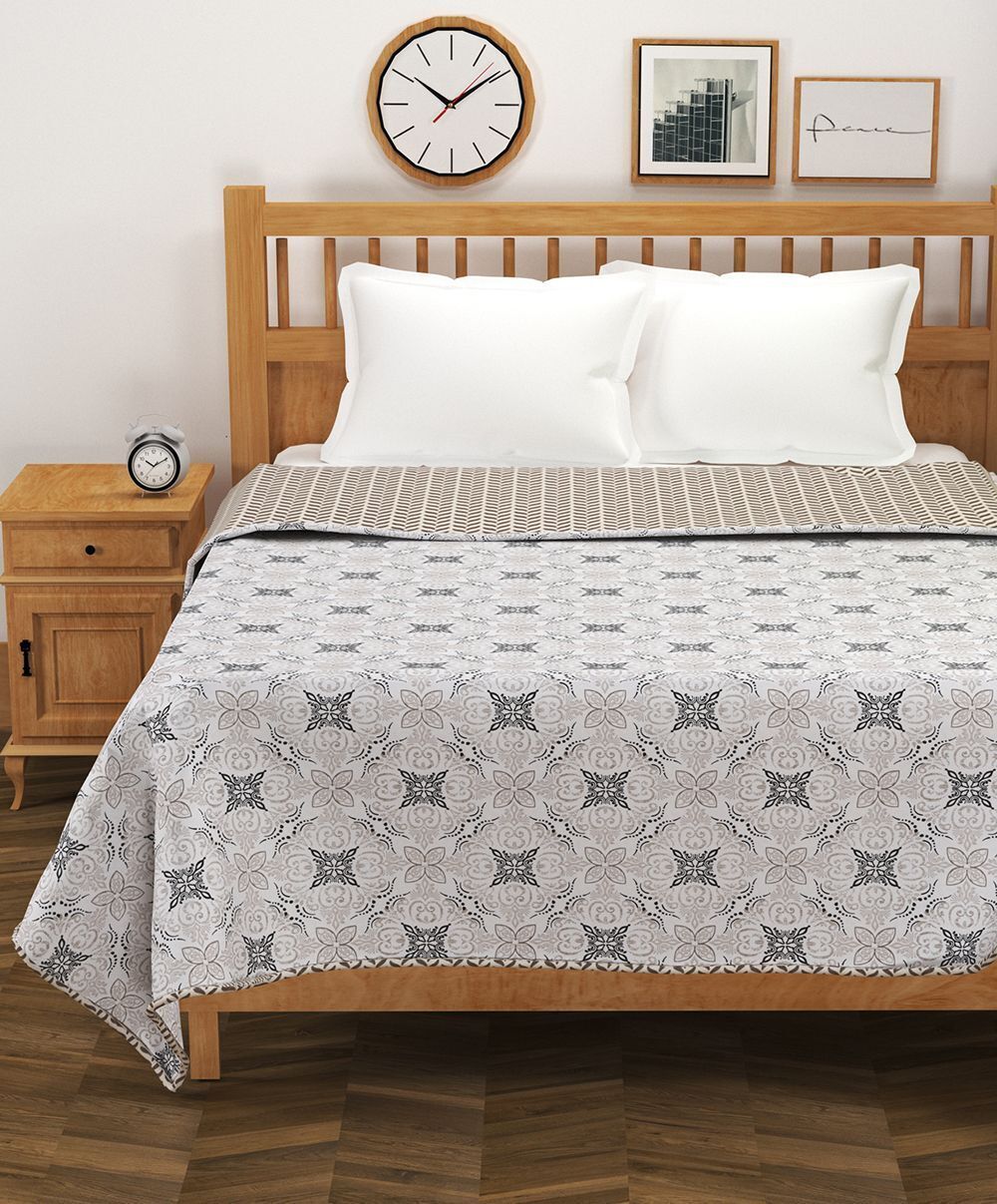 Valencia Reversible Dohar Grey Black