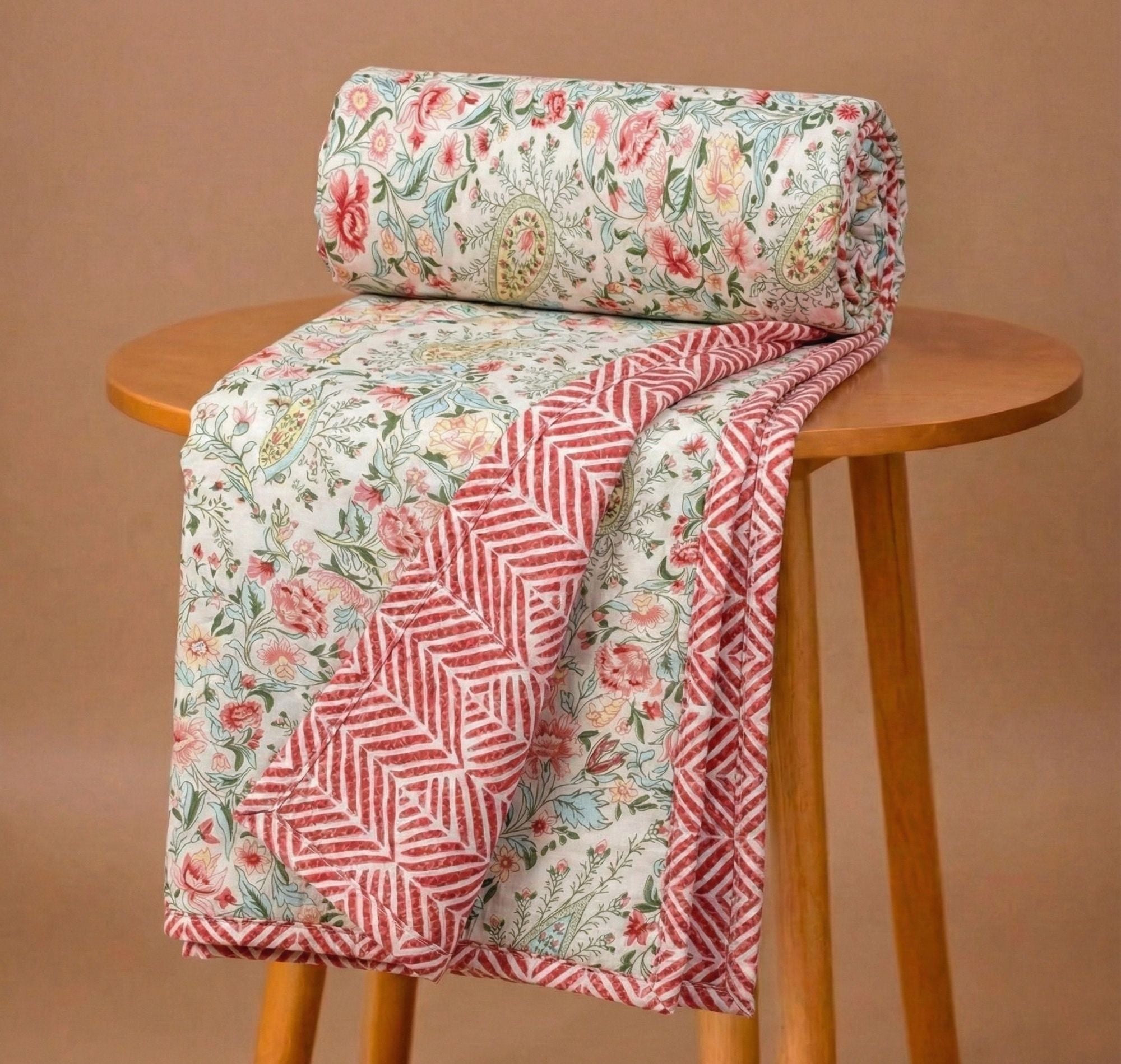 New Collection Op Dohar Beige Red