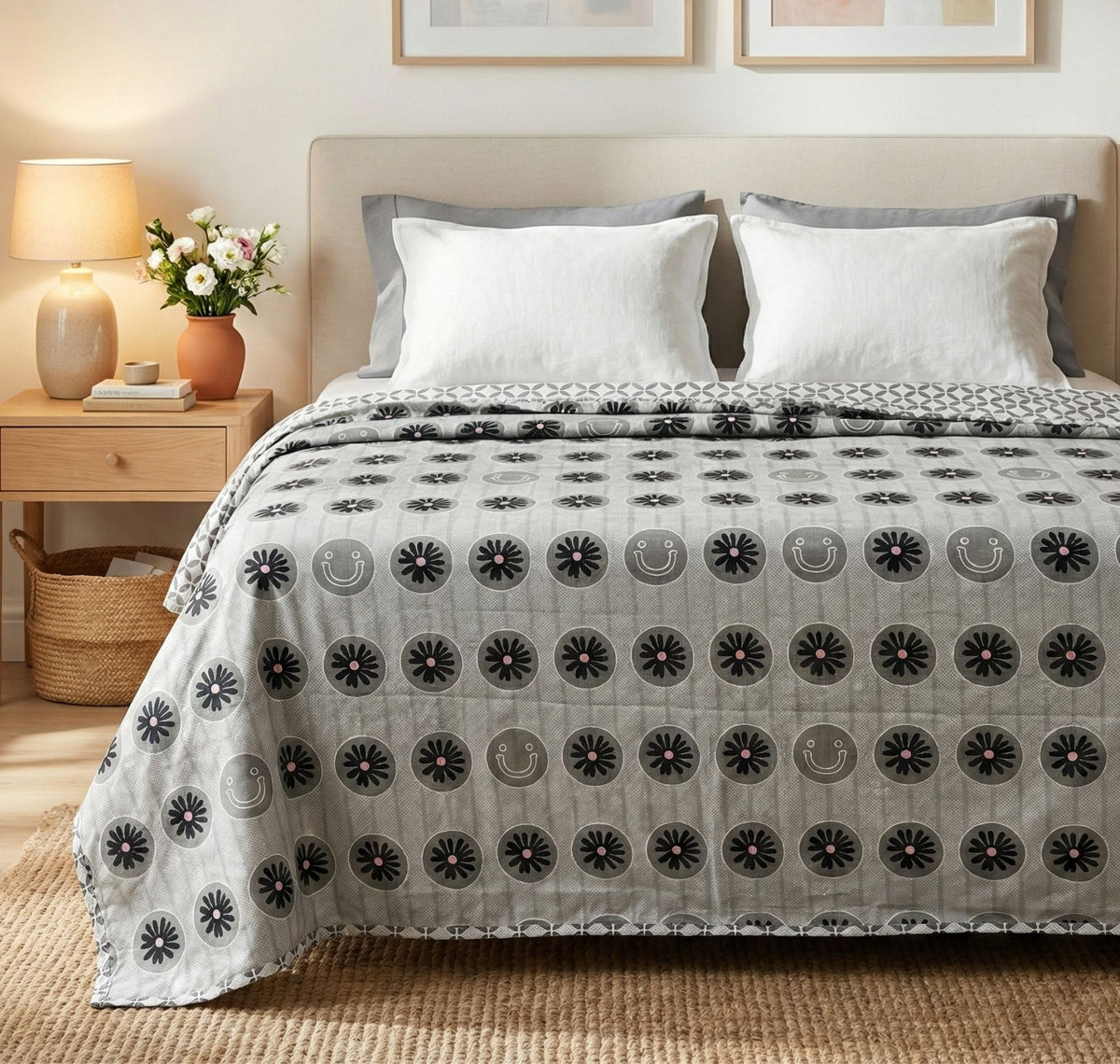 New Collection Op Dohar Grey Black