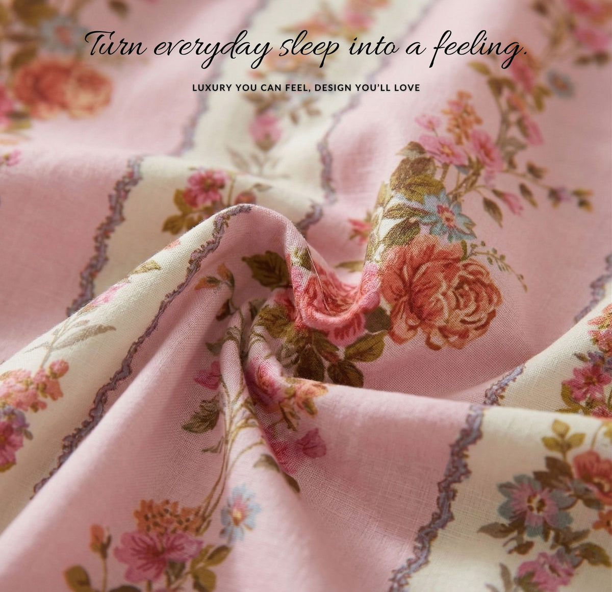 Frill Flat Bedsheet Baby Pink