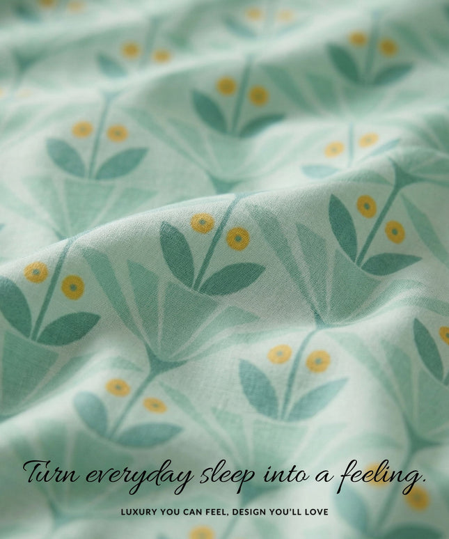 Frill Flat Bedsheet Orange