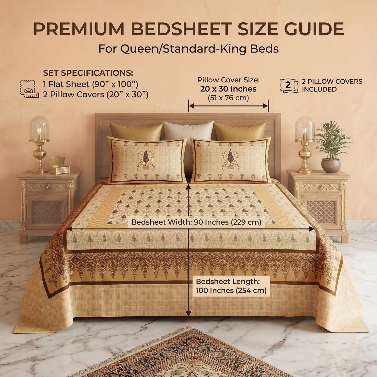 Heritage Flatsheet Beige