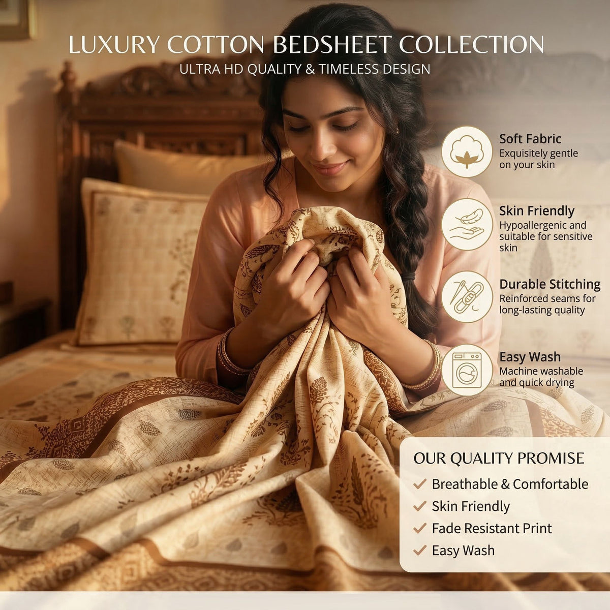 Heritage Flatsheet Beige