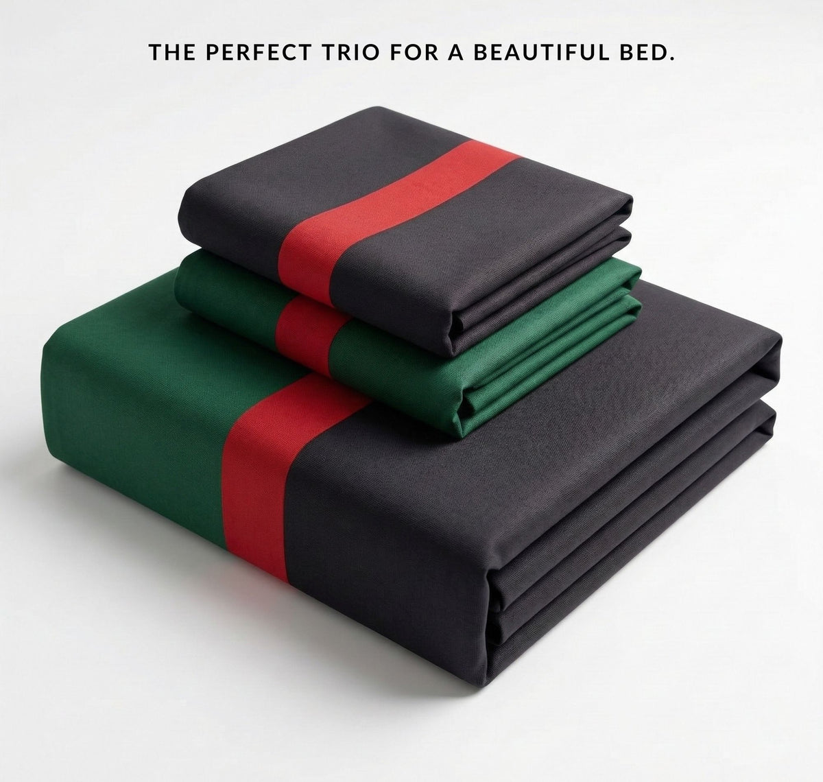 Skyline Flat Bedsheet Black Green