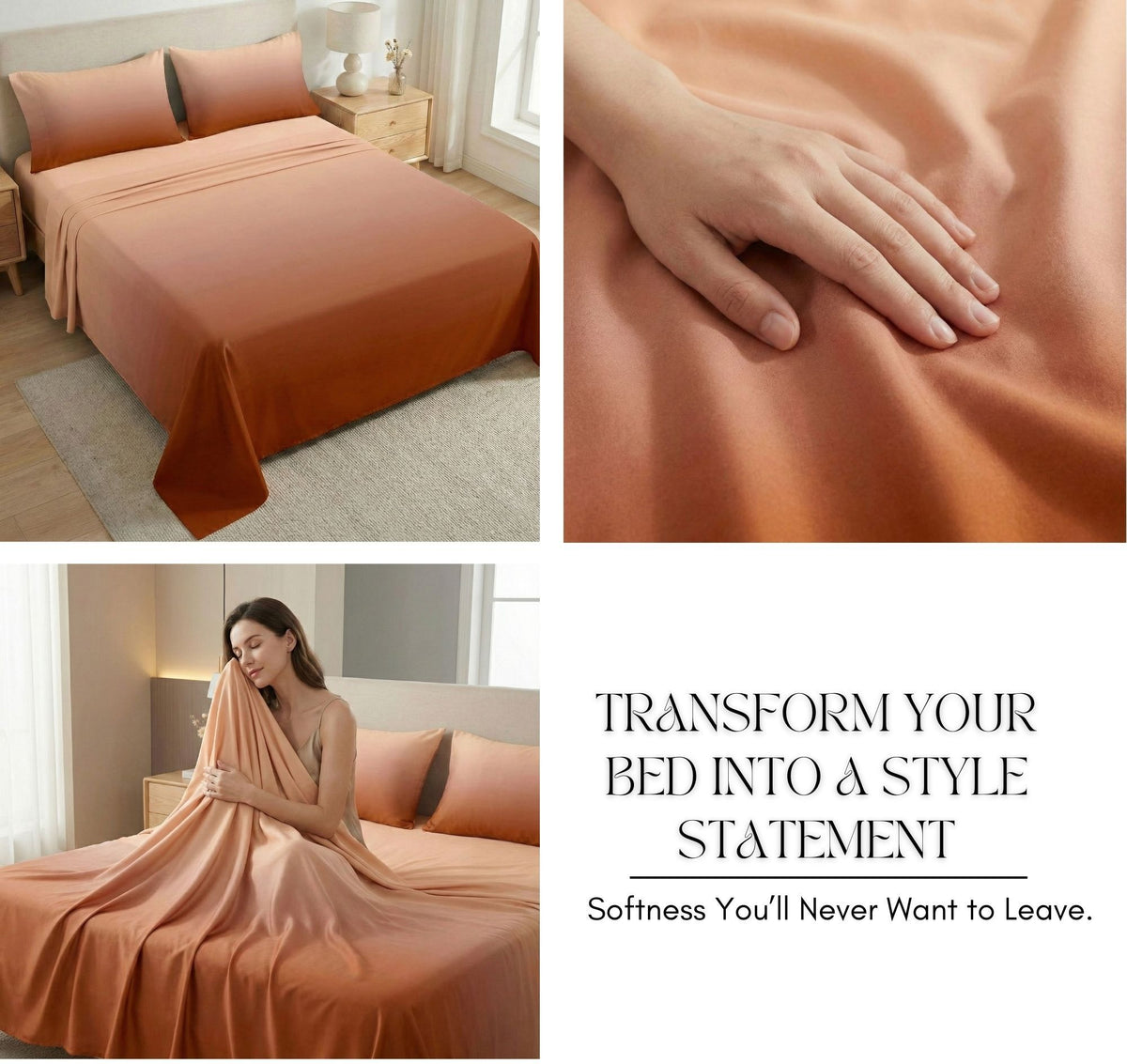 Pixel Ombre Flatsheet Orange Tint