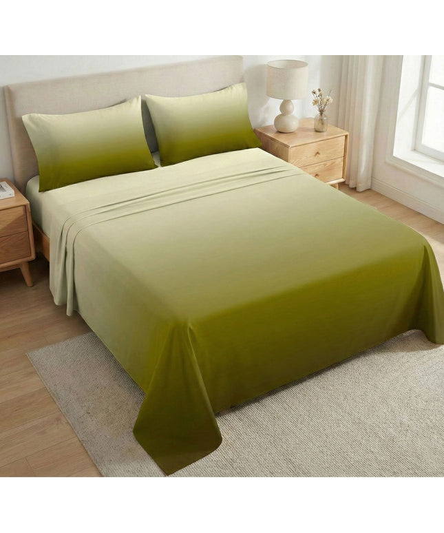 Pixel Ombre Flatsheet Green Tint