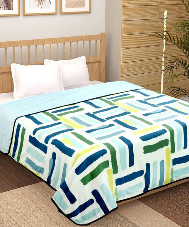 Valencia Reversible Dohar Sky Blue Pink