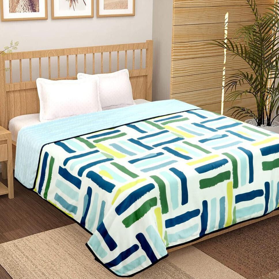 Valencia Reversible Dohar Sky Blue Pink