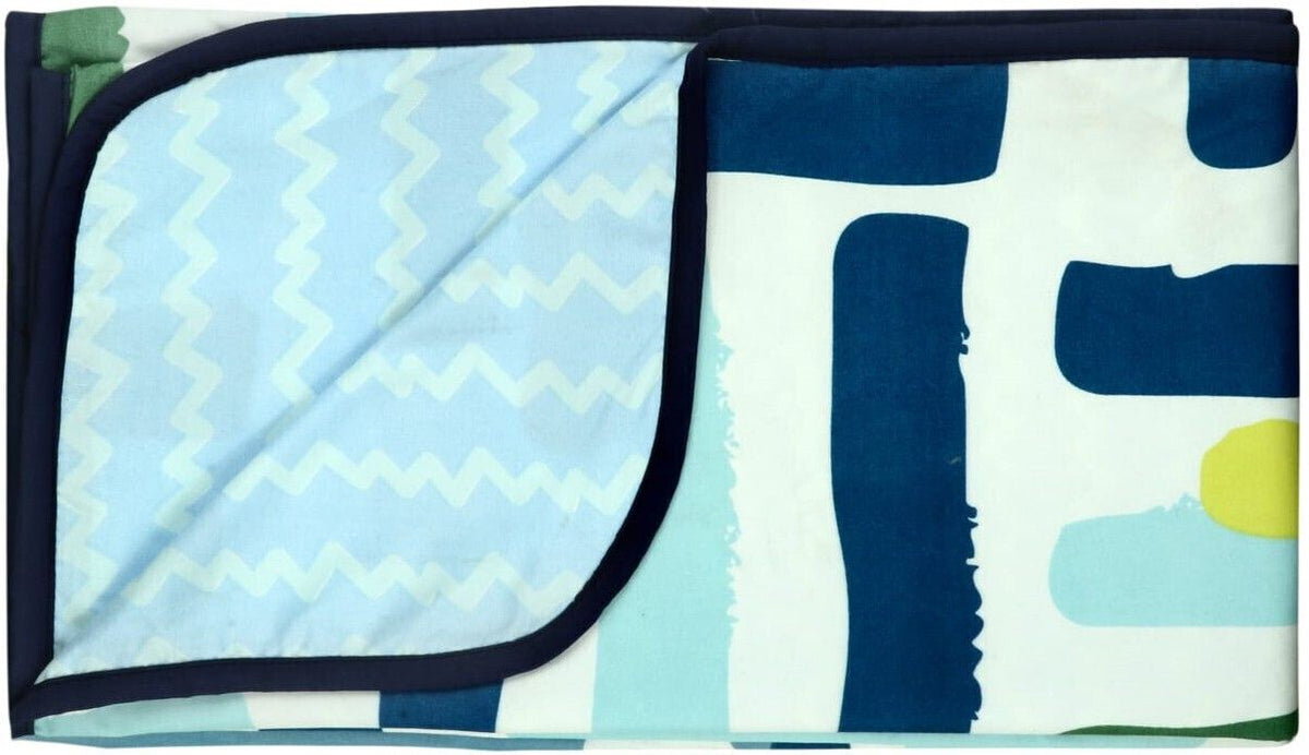 Valencia Reversible Dohar Sky Blue Pink
