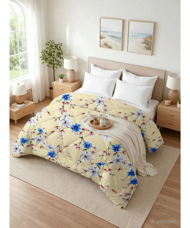 Valencia Comforter IvoryBlue