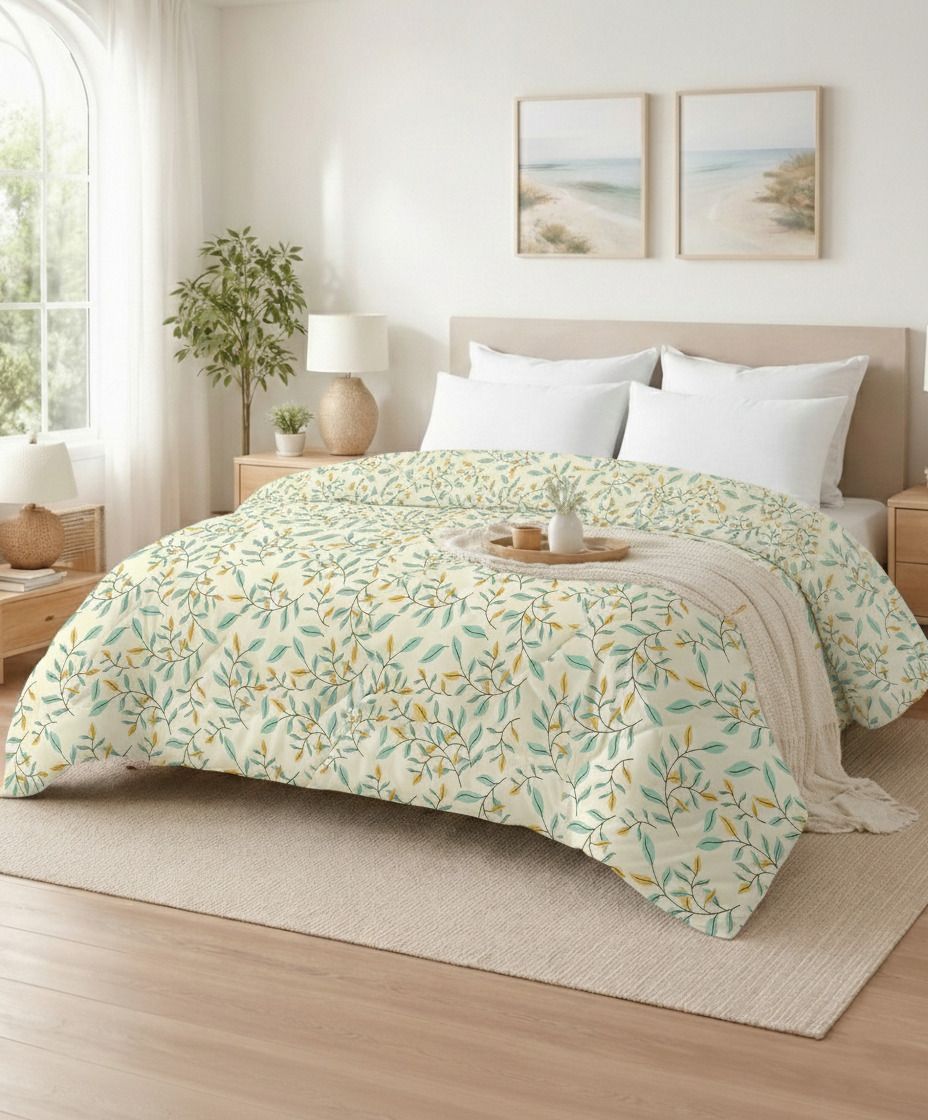 Valencia Comforter Soft Ivory Yellow