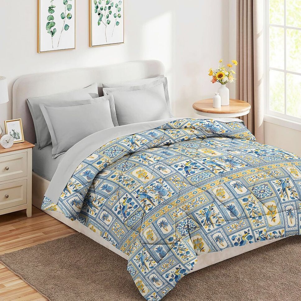 Valencia Comforter BlueYellow