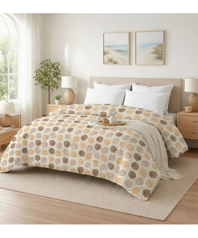 Valencia Comforter Beige Brown