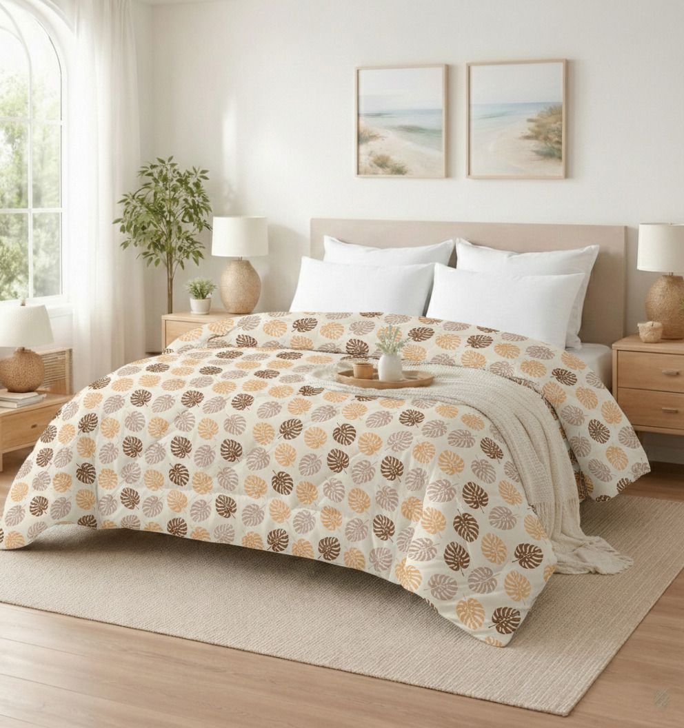 Valencia Comforter Beige Brown