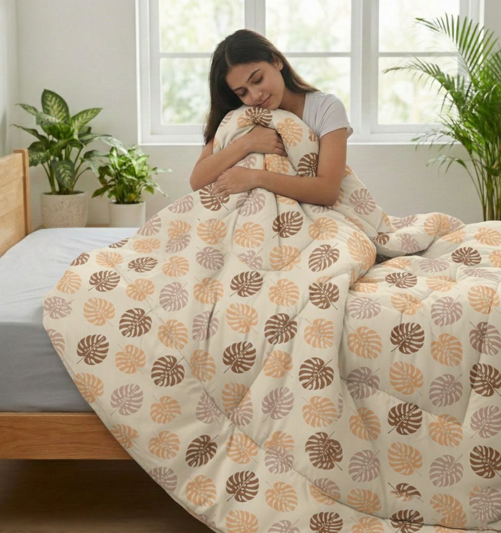 Valencia Comforter Beige Brown