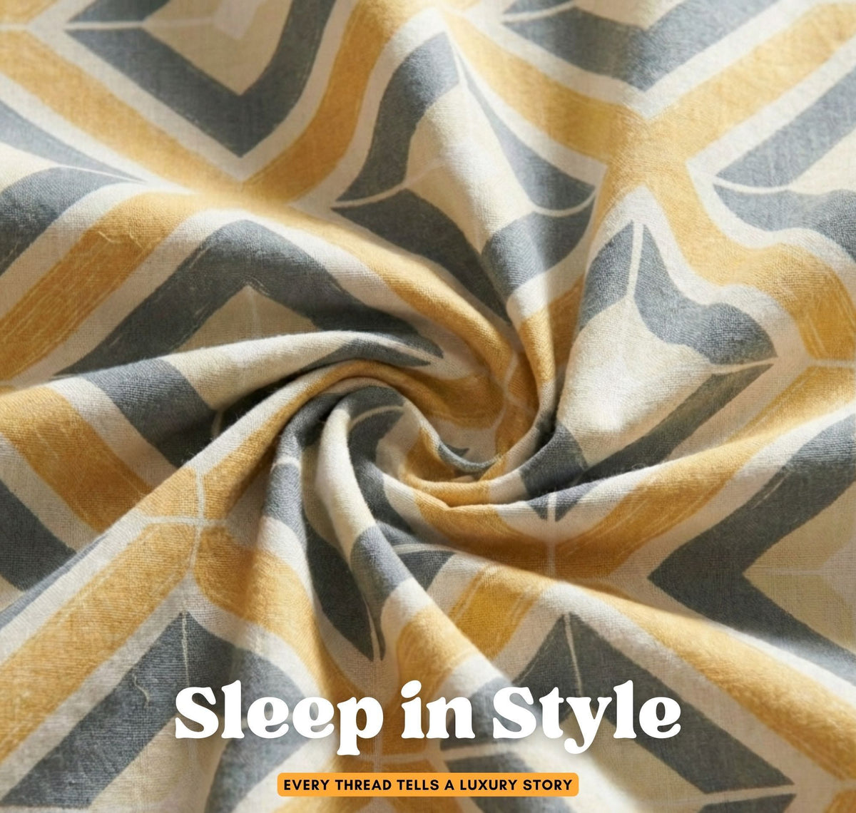 Aura Flat Bedsheet Beige Grey