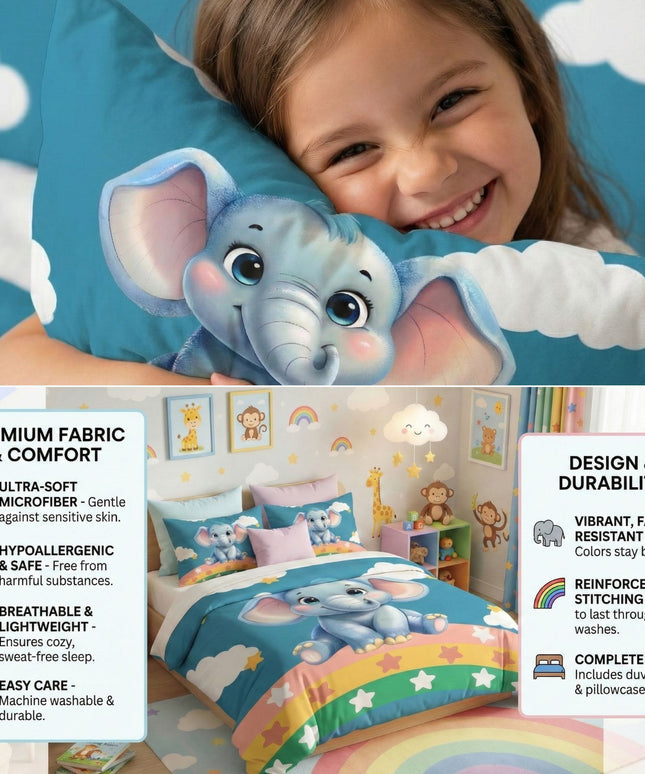 7D Pixel Adventure Flatsheet Light Blue