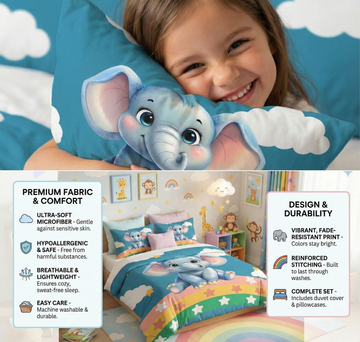 7D Pixel Adventure Flatsheet Light Blue