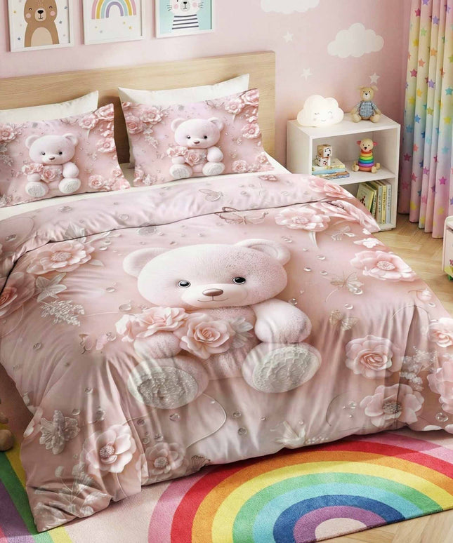 7D Pixel Adventure Flatsheet Baby Pink