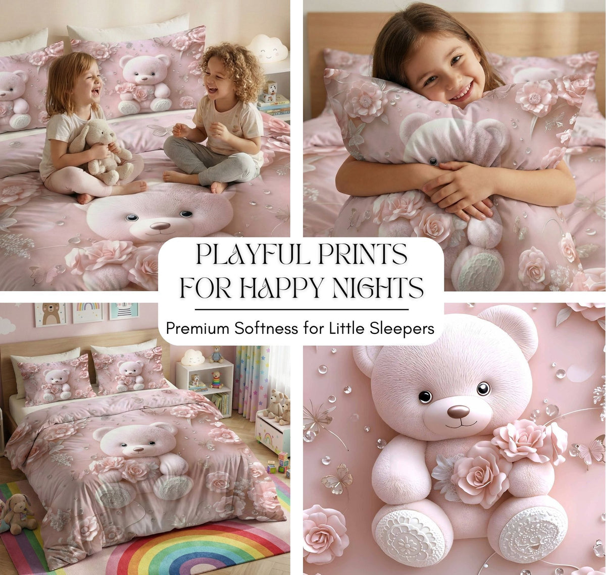 7D Pixel Adventure Flatsheet Baby Pink