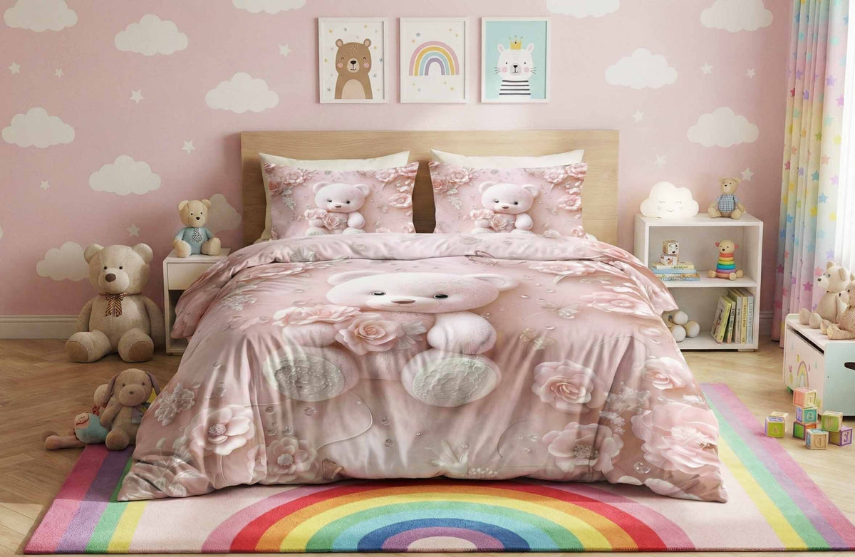 7D Pixel Adventure Flatsheet Baby Pink
