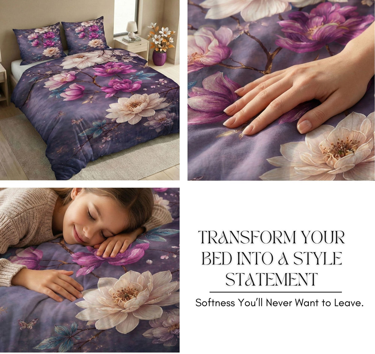 7D Pixel Dream Flatsheet Purple
