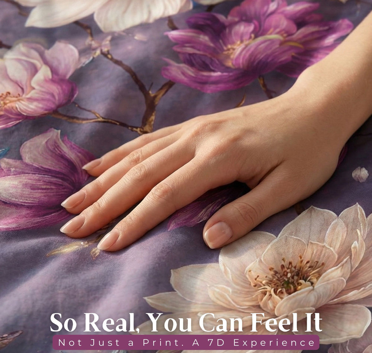 7D Pixel Dream Flatsheet Purple
