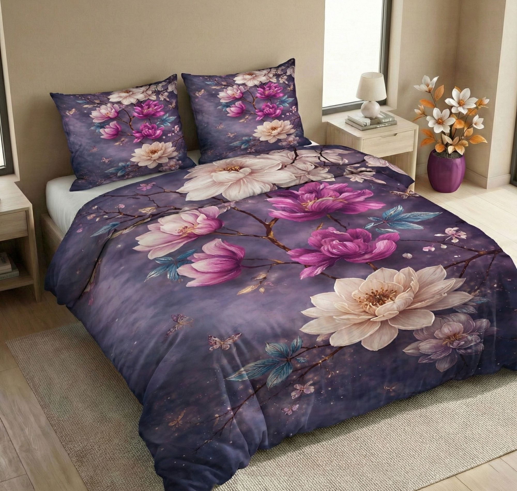 7D Pixel Dream Flatsheet Purple