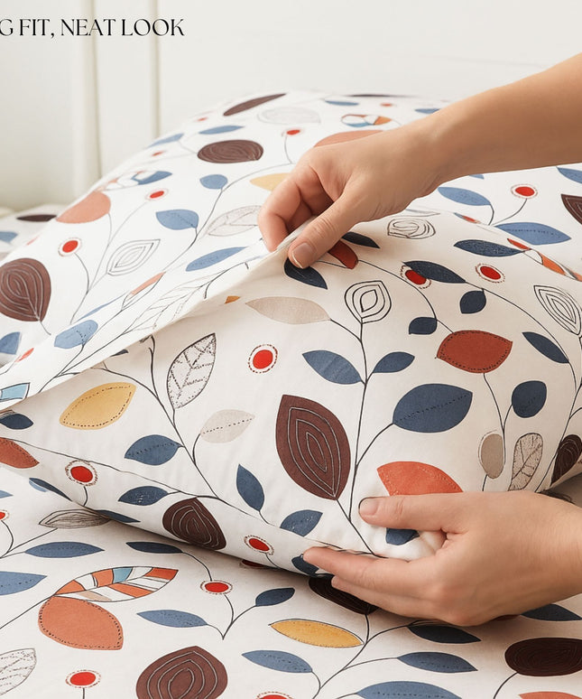 Urban Flat Bedsheet White Brown