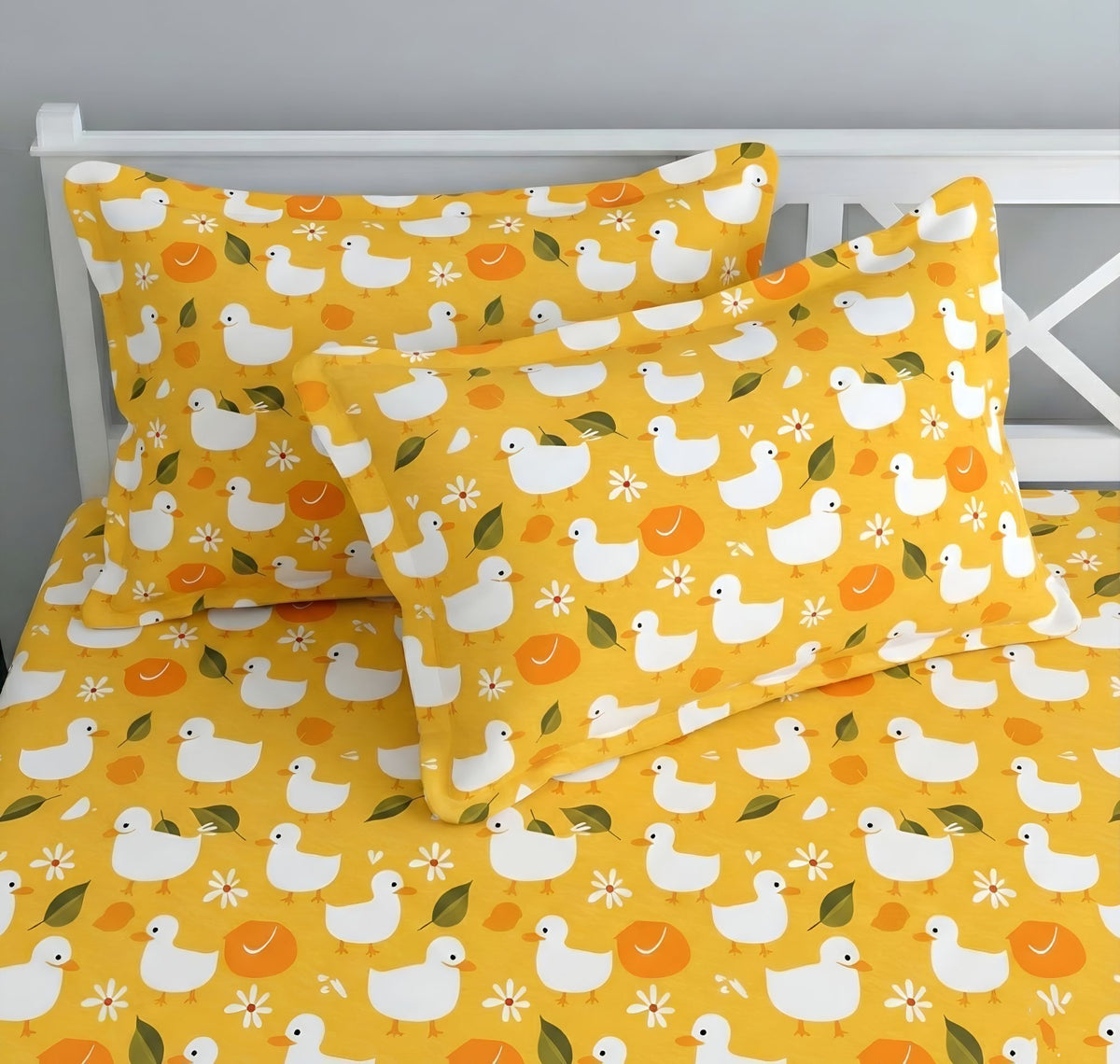 Kidzzy Flat Bedsheet Yellow