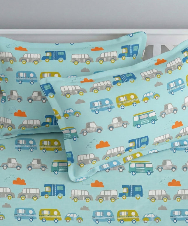 Kidzzy Flat Bedsheet Light Blue