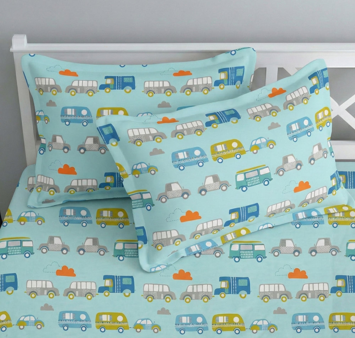 Kidzzy Flat Bedsheet Light Blue