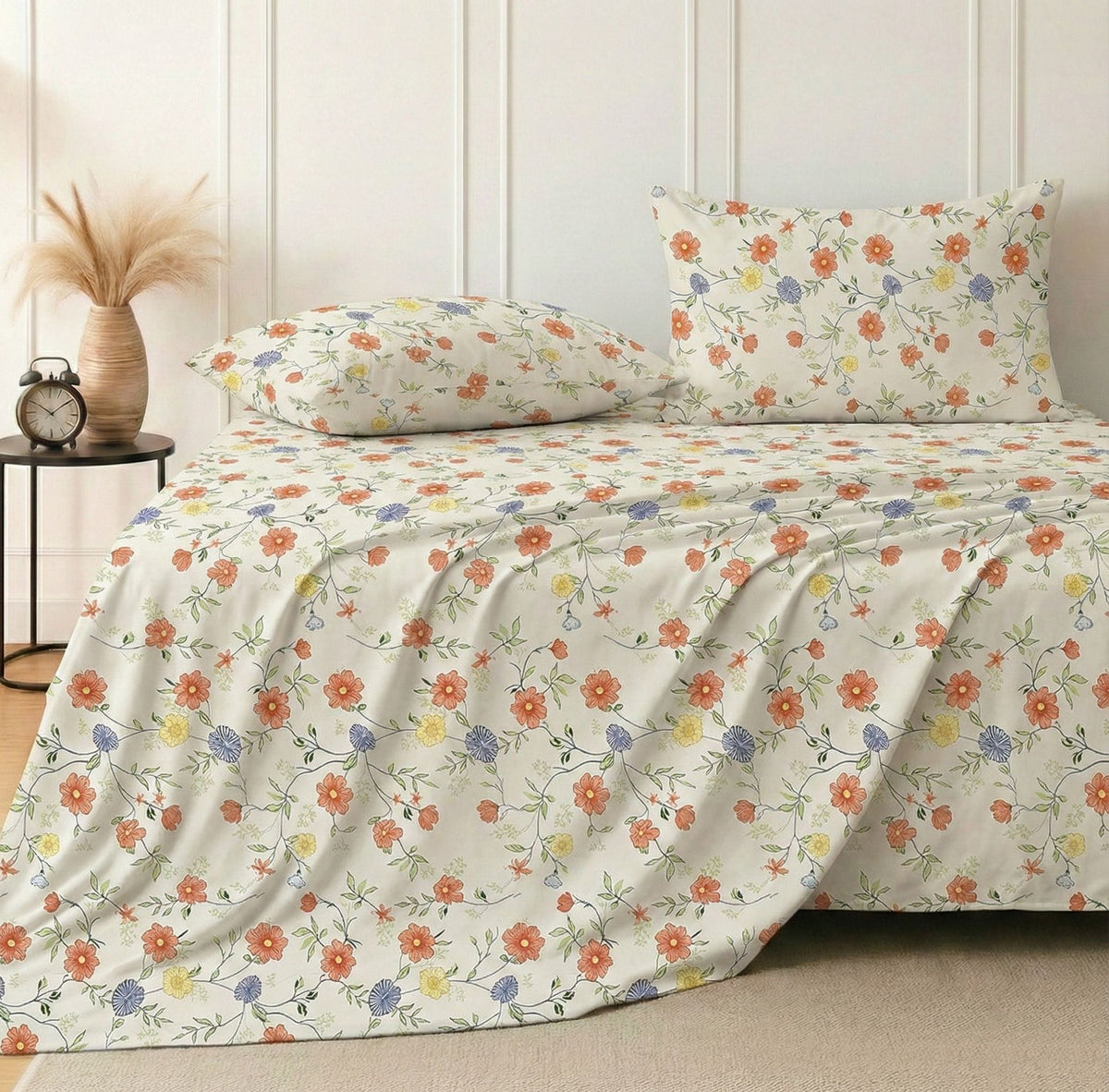 Kingston Flatsheet  White Red