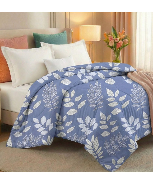 Prime Comforter Light Blue Off White