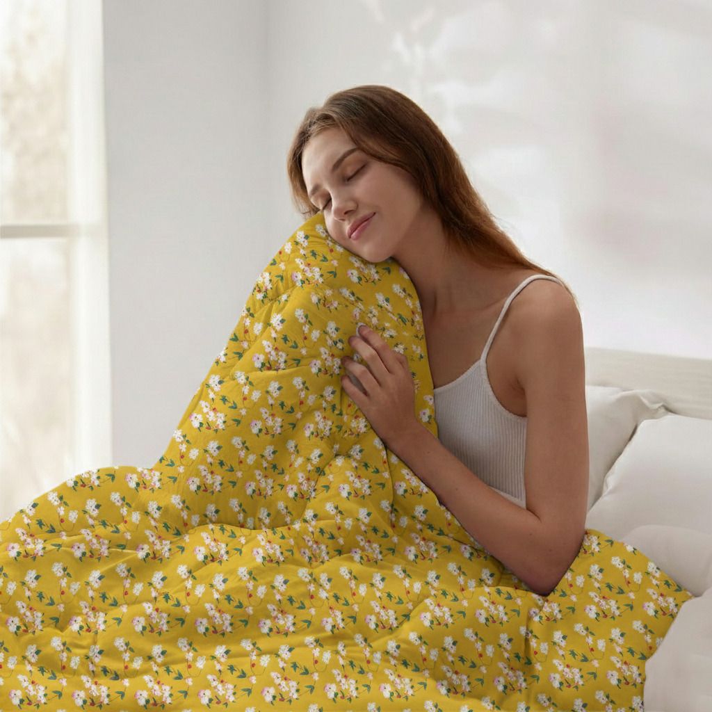 Prime Comforter Yellow White