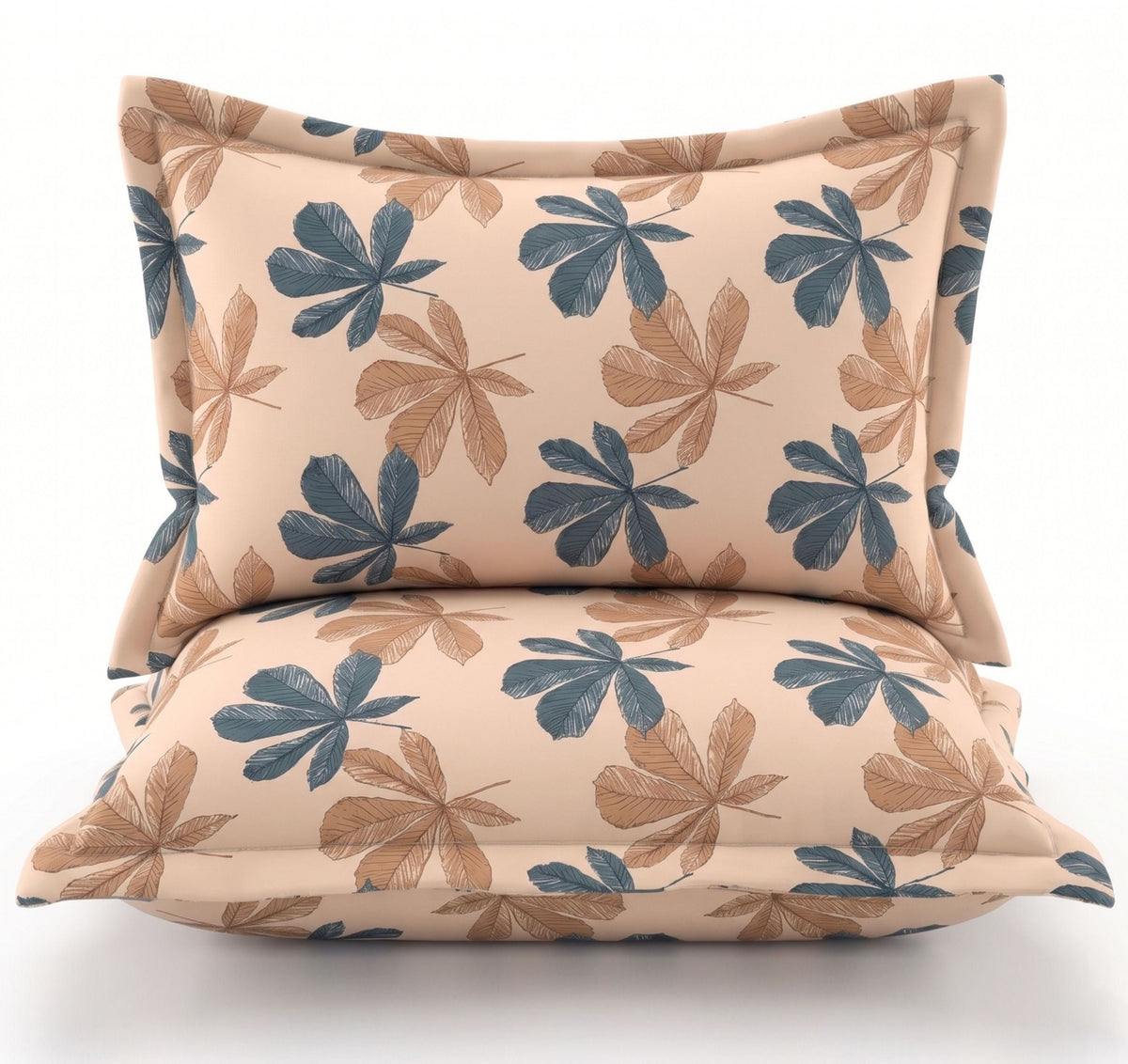 Urban Flat Bedsheet Peach Dark Grey