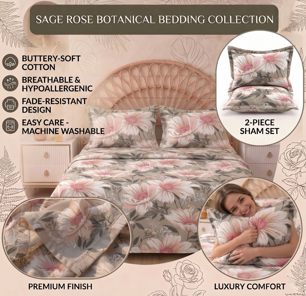 Urban Flat Bedsheet Light Brown Beige