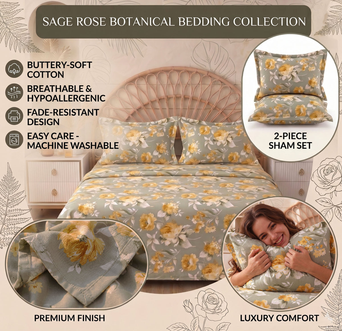 Urban Flat Bedsheet Grey Yellow