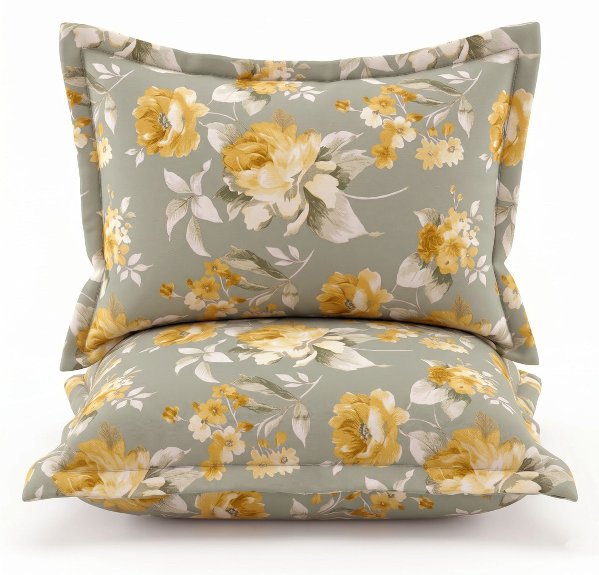 Urban Flat Bedsheet Grey Yellow