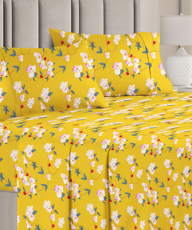 Prime Flat Bedsheet Yellow