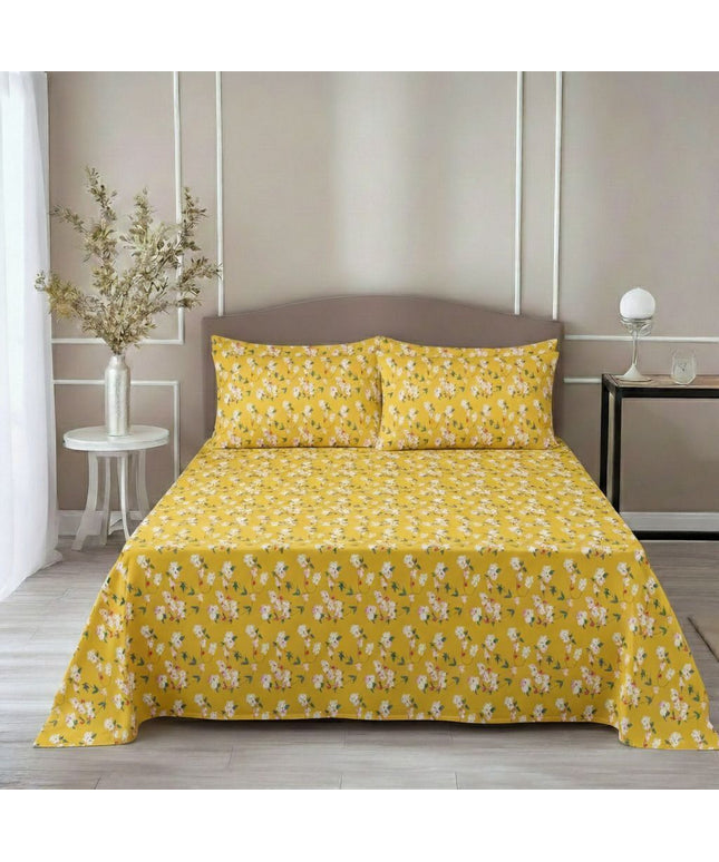 Prime Flat Bedsheet Yellow