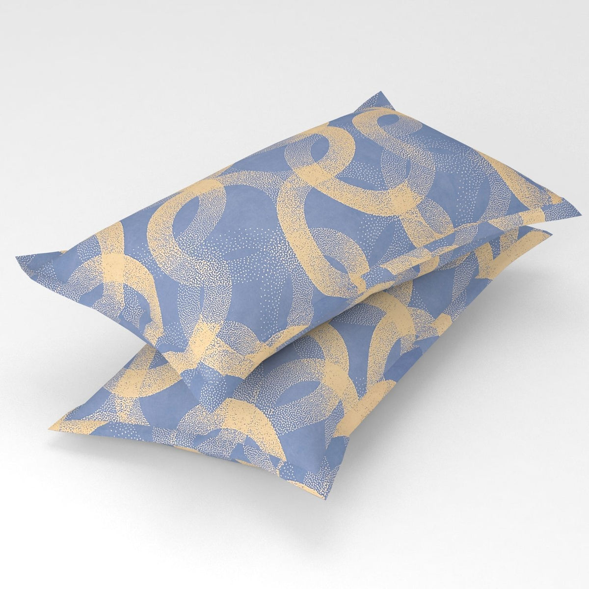 Velencia Flat Bedsheet Light Blue Beige