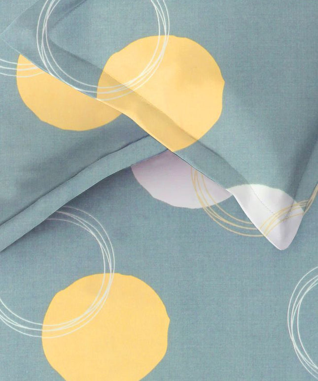 Velencia Flat Bedsheet Grey Yellow